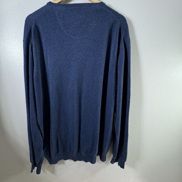 Mens Fynch-Hatton Superfine 3-Ply Cotton Sweater Size 3X Crew Neck Pullover - Picture 5 of 7